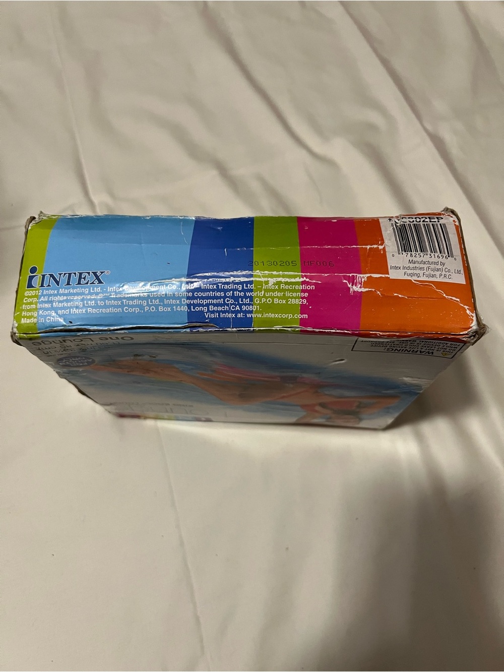 Intex Rainbow King Kool Inflatable Lounge - Blue - Picture 8 of 10